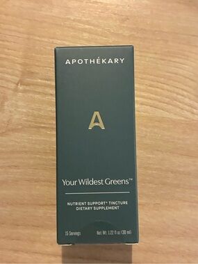 Your Wildest Greens Nutrient Support Tincture - Deep Green